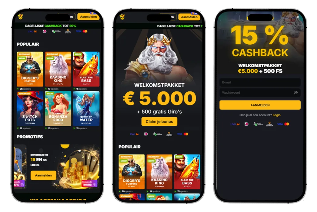 Kaasino mobiele